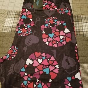 Charlie's Project heart skull print leggings